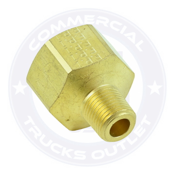 BP120-6-2 BRASS ADAPTER 3/8 X 1/8 ( AIR BRAKE FITTINGS )