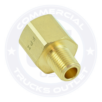 BP120-8-4 BRASS ADAPTER 1/2 X 1/4 ( AIR BRAKE FITTINGS )
