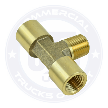 BP128-4 BRASS BRANCH TEE 1/4 ( AIR BRAKE FITTINGS )
