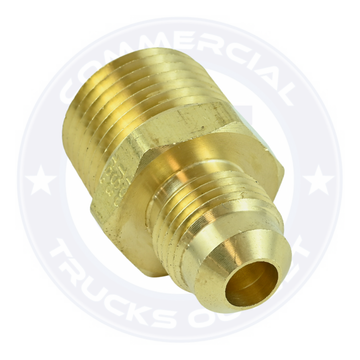 F48-6-8 FLARED MALE CONNECTOR 3/8 X 1/2 ( AIR BRAKE FITTINGS )