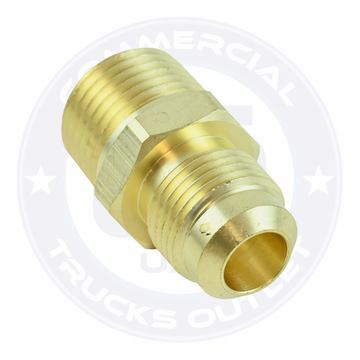 F48-8-8 FLARED MALE CONNECTOR 1/2 X 1/2 ( AIR BRAKE FITTINGS )