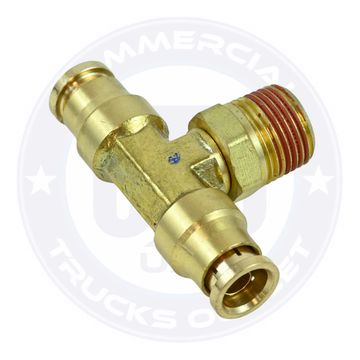 NP72SW-4-4 PUSH-ON MALE SWIVEL BRANCH TEE 1/4 X 1/4