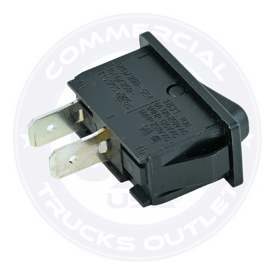 650088 BERGSTROM A/C ROCKER SWITCH - 12V - ON/OFF