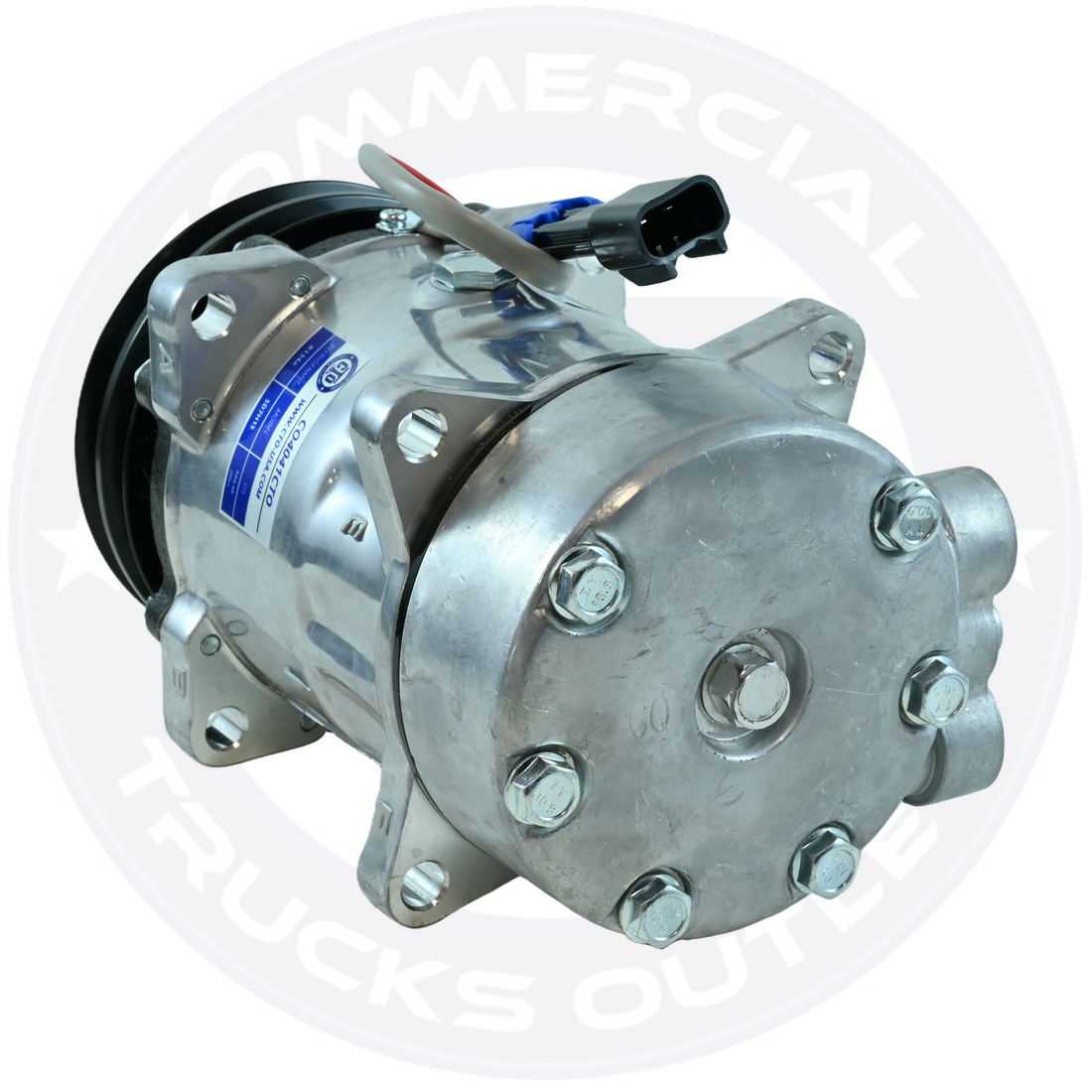CO4041CTO A/C COMPRESSOR, SD7H15, 12V, 2-GROOVE, 125 MM PULLEY
