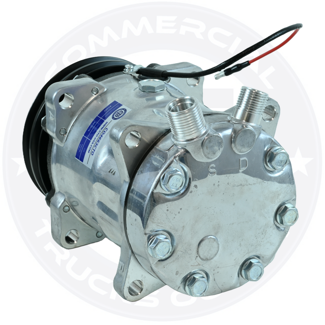 CO4663CTO A/C COMPRESSOR, SD7H15, 12V, 2-GROOVE, 125 MM PULLEY