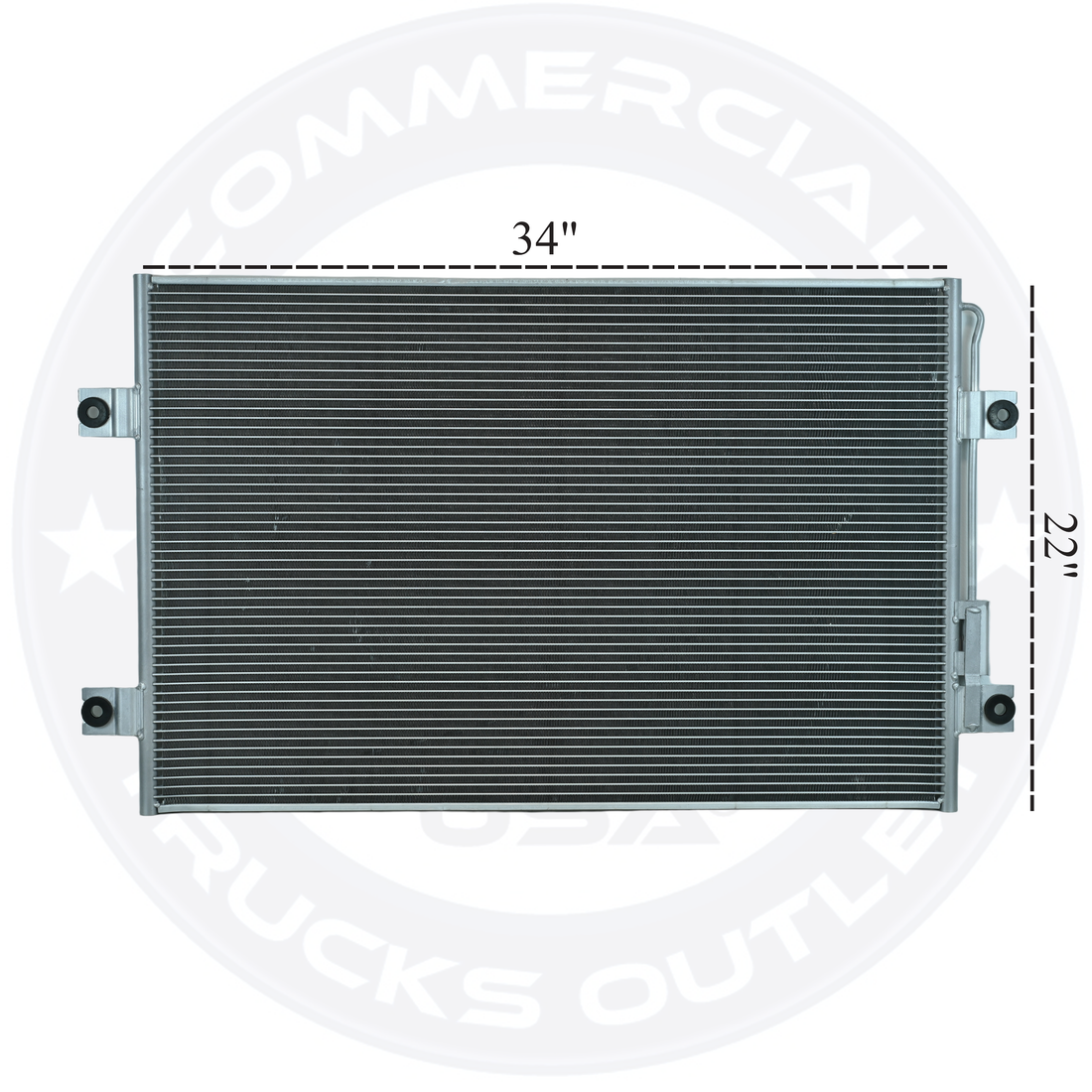 CN3076 A/C CONDENSER FOR FREIGHTLINER CASCADIA
