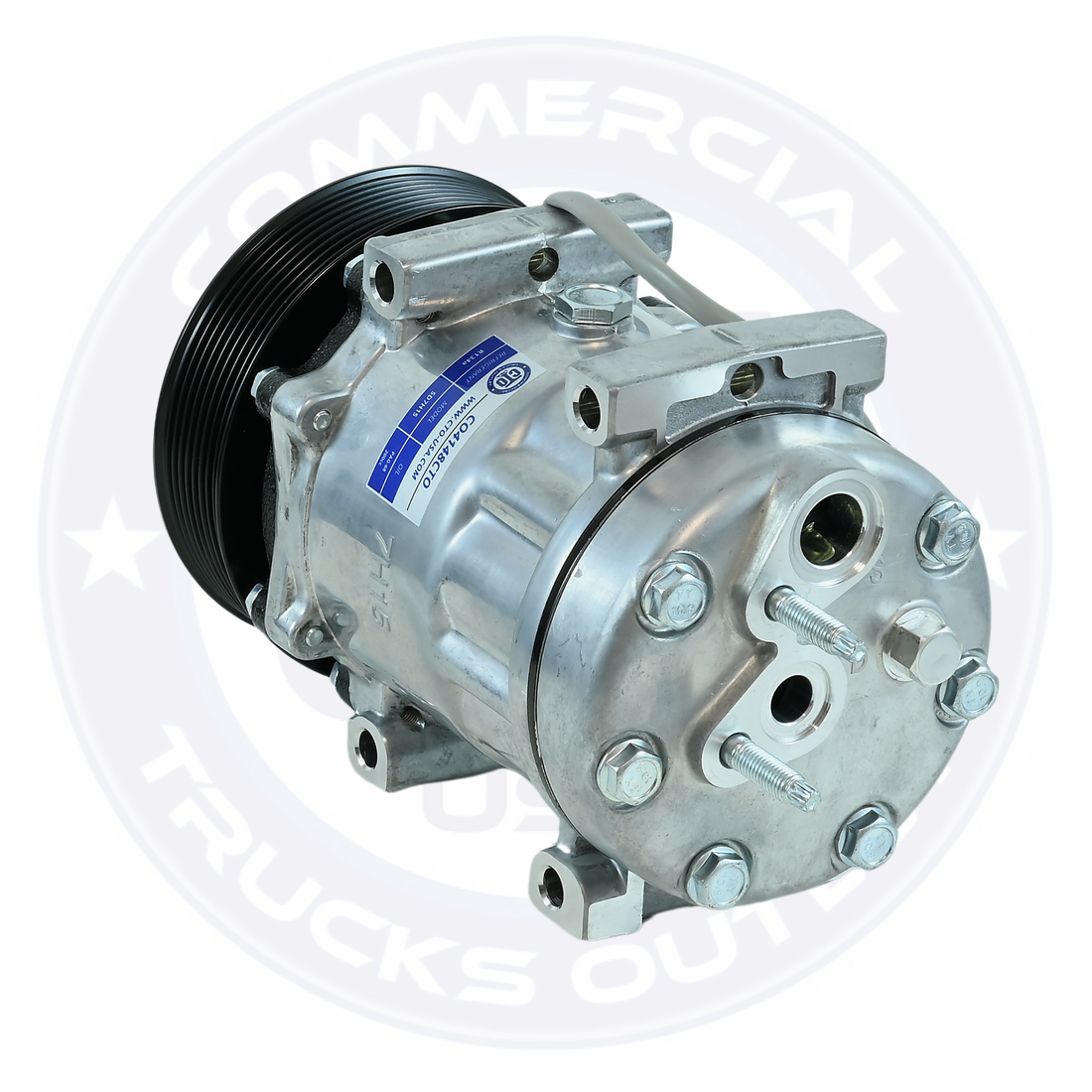CO4148CTO A/C COMPRESSOR, SD7H15HD, 12V, 8-GROOVE, 130 MM PULLEY