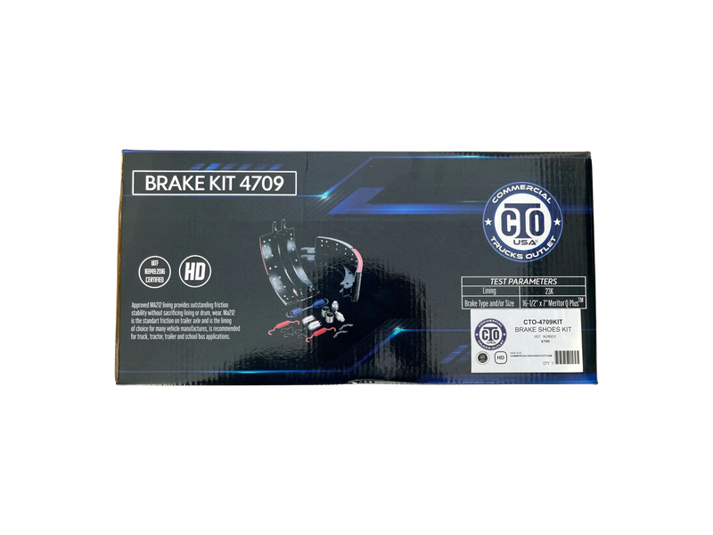 BRAKE SHOES KIT 4709 23K (NO CORE NEEDED)