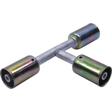 Accesorio de empalme de bloqueo de talón en forma de T de aluminio n.° 6