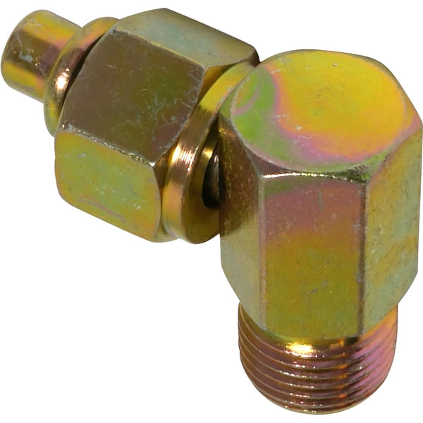 Accesorio de compresor de acero de 90º n.º 6