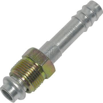 Accesorio de espiga con junta tórica macho recta de aluminio 8MOR 8BB STR SP n.° 8