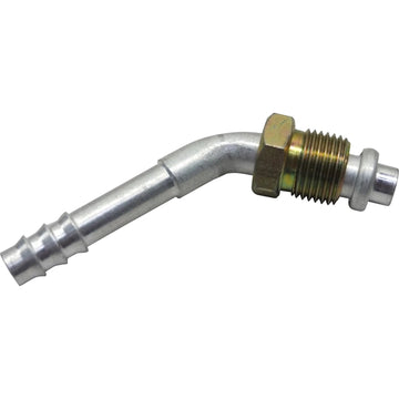 Accesorio dentado con junta tórica macho de aluminio de 45º 12MOR 12BB 45 n.º 12