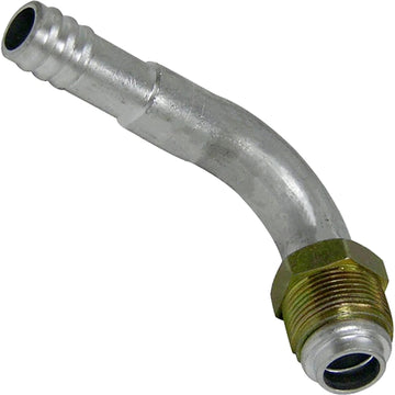 Accesorio dentado con junta tórica macho de aluminio de 90º 12MOR 12BB 90 n.º 12