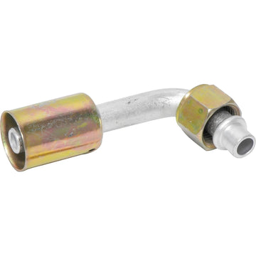 FT 0085C 8FOR-8BL ALUMINUM 90° MALE O-RING BEADLOCK FITTING