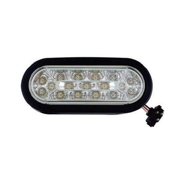 F235528 6" OVAL RED CLR 17 LED