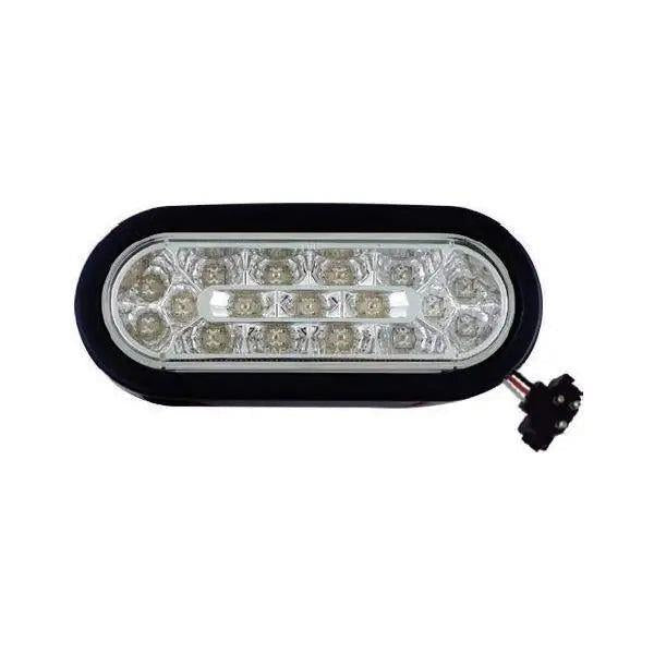 F235532 OVAL CLEAR BCKUP 17 LED