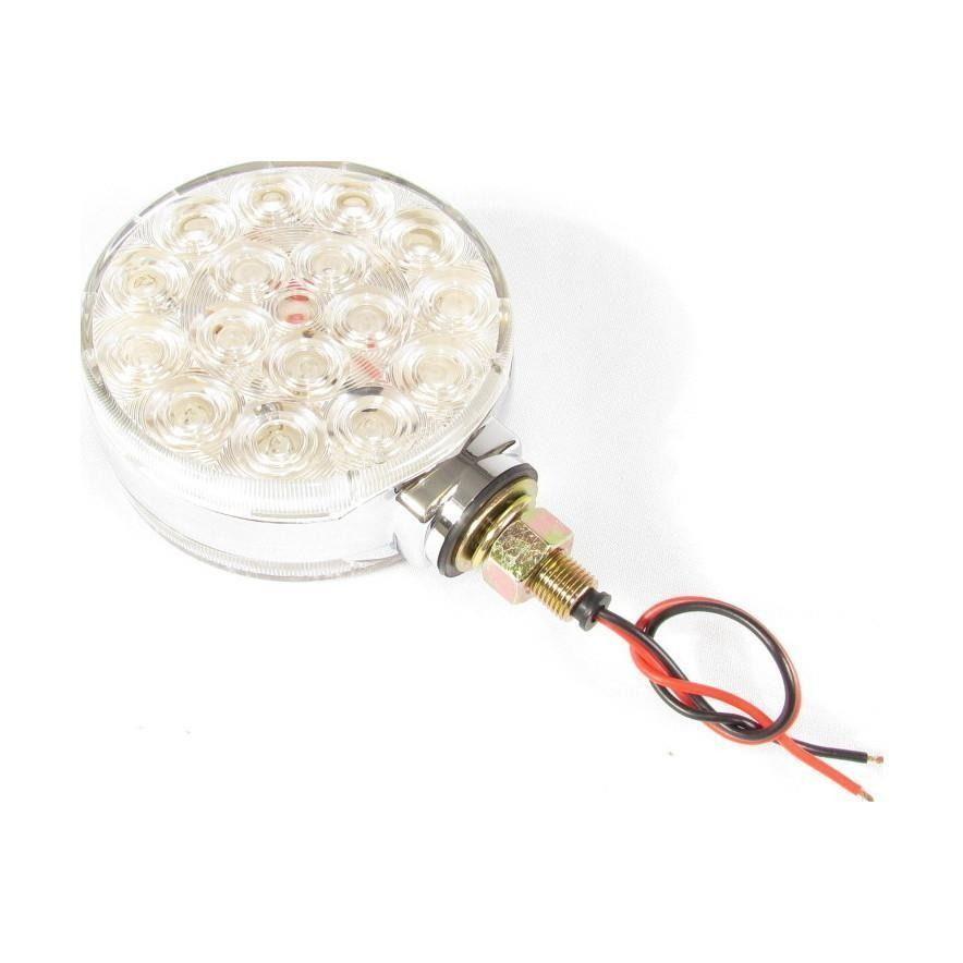 F235261 ROUND CLR CHR TURN LED