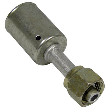 Accesorio de bloqueo de talón con junta tórica hembra recta de aluminio 6 PARA 8 BL STR N.° 6 A 8