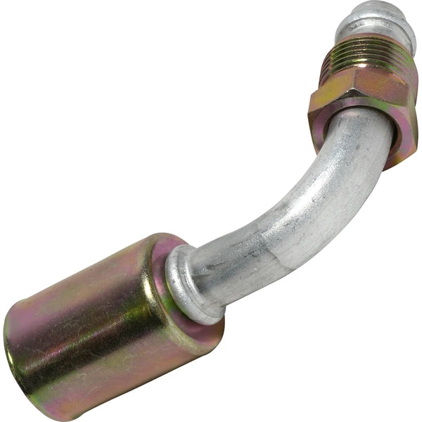 Aluminum 90º Male Oring Beadlock Fitting 8MOR 8BL 90 #8