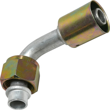 Accesorio de bloqueo de talón con junta tórica macho de aluminio de 90º 12FOR 12BL 90 n.º 12