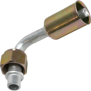 Accesorio de bloqueo de talón con junta tórica macho de aluminio de 90º 8FOR 6BL 90 n.° 8 a 6