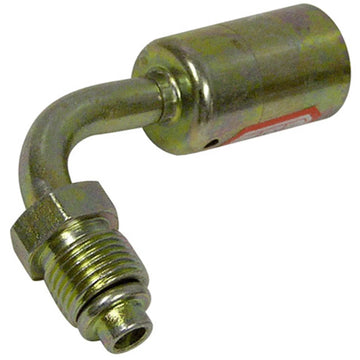 Accesorio de acero con junta tórica de 90º para talón MOR BL STL 90 6 6 n.º 6