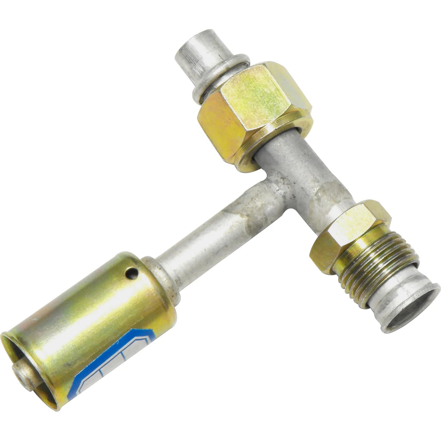 Junta tórica de aluminio en forma de T, macho/hembra, con bloqueo de talón, n.º 8