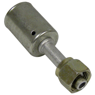 Accesorio de bloqueo de talón con junta tórica hembra recta de aluminio 6 PARA 8 BL STR N.° 6 A 8