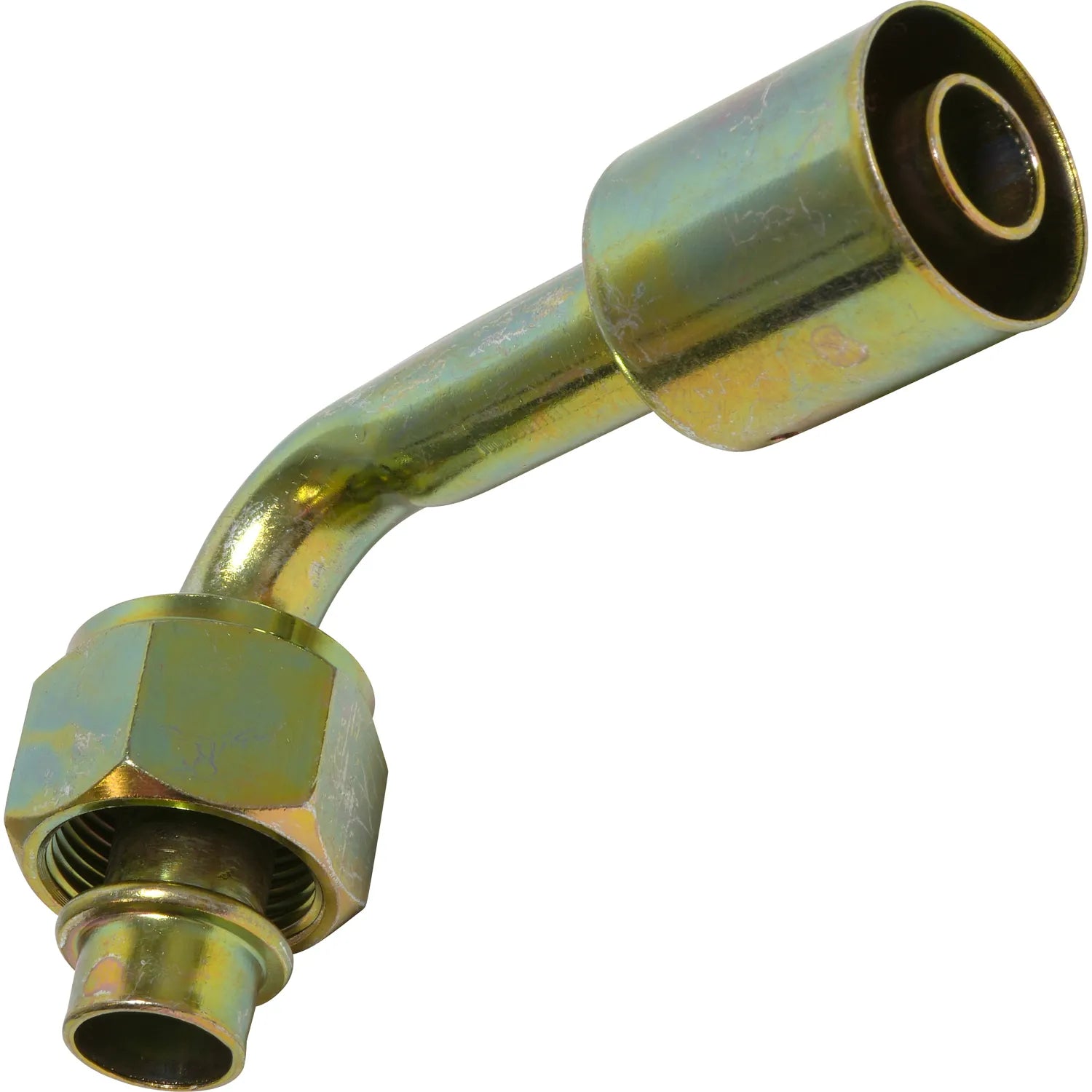 Accesorio de acero con junta tórica hembra de 90º para STL BL 90 12 12 n.º 12