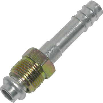 Accesorio de espiga con junta tórica macho recta de aluminio 8MOR 8BB STR SP n.° 8