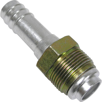 Accesorio de espiga con junta tórica macho recta de aluminio 12 MOR 12BB STR SP n.° 12