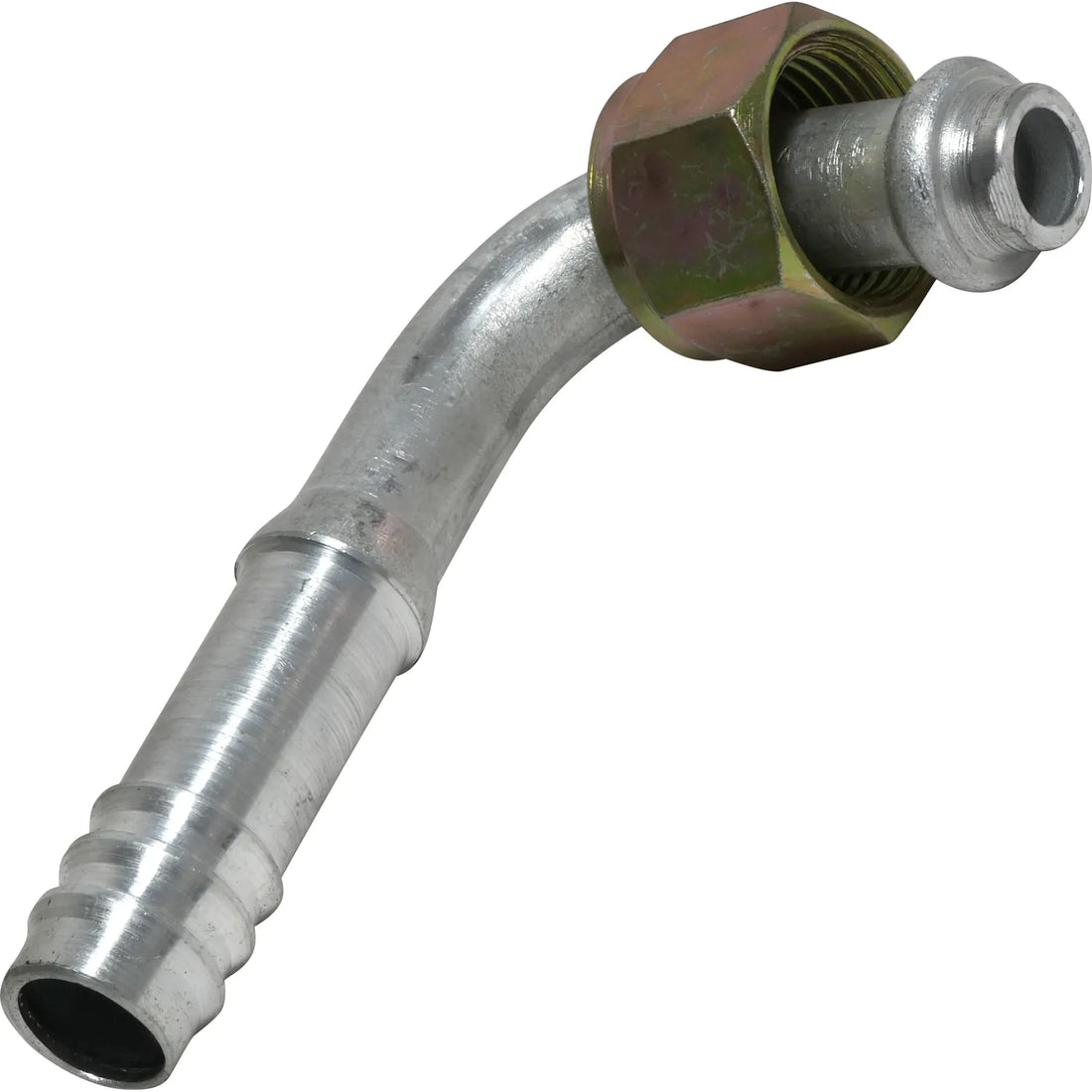 Accesorio de espiga de junta tórica hembra de aluminio de 90º 8 PARA 10BB 90 N.° 8 A 10
