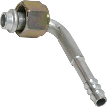 Accesorio dentado con junta tórica hembra de aluminio de 90º 8FOR-6BB-90 n.° 8 a 6