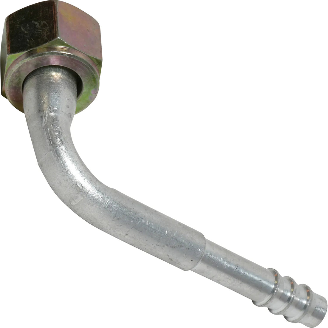 Accesorio dentado con junta tórica hembra de aluminio de 90º 8FOR-6BB-90 n.° 8 a 6