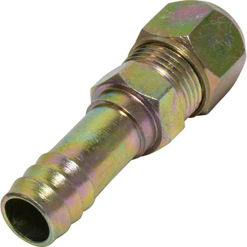 Accesorio de compresión dentado recto de acero 10CMP-12BB STR STL