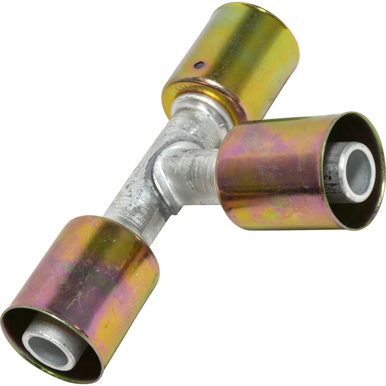Accesorio de empalme de talón con forma de T de aluminio n.° 12